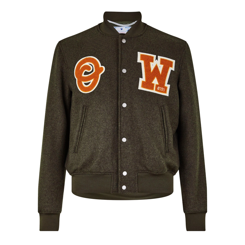 Off White Ptch Vrsty - Army Grn/Orange